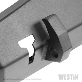 Westin Textured Black Stubby Front Bumper (FRONT): Jeep Wrangler (18-24) / Gladiator (20-24)
