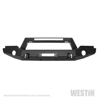 Westin Full Width Front Bumper (FRONT): Jeep Wrangler JK (2007-2018) w/ LED Light