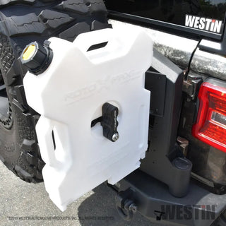 Westin Textured Black RotoPax Mount: Jeep Wrangler (2007-2024) / JK (2018)