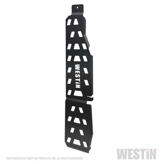 Westin Textured Black Gas Tank Skid Plate: Jeep Wrangler 2018-2024