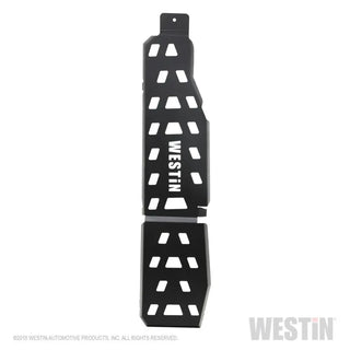 Westin Textured Black Gas Tank Skid Plate: Jeep Wrangler 2018-2024