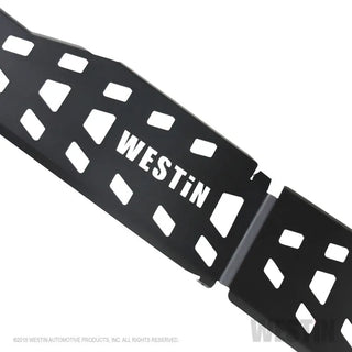 Westin Textured Black Gas Tank Skid Plate: Jeep Wrangler 2018-2024