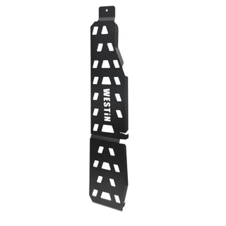 Westin Textured Black Gas Tank Skid Plate: Jeep Wrangler 2018-2024