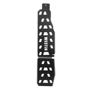 Westin Textured Black Gas Tank Skid Plate: Jeep Wrangler 2018-2024