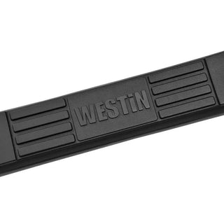 Westin Textured Black E-Series Nerf Step Bars: Jeep Wrangler 2018-2024