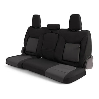 Covercraft Endura PrecisionFit Front Row Seat Covers: Dodge Durango (21-24) w/ Black and Charcoal