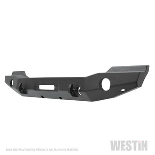 Westin Textured Black Full Width Front Bumper: Jeep Wrangler JK (07-18)
