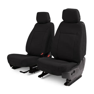 Covercraft Endura PrecisionFit Custom Front Row Seat Covers: Dodge Durango 2021-2024 w/ Black/Black