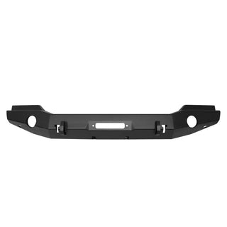 Westin Textured Black Full Width Front Bumper: Jeep Wrangler JK (07-18)