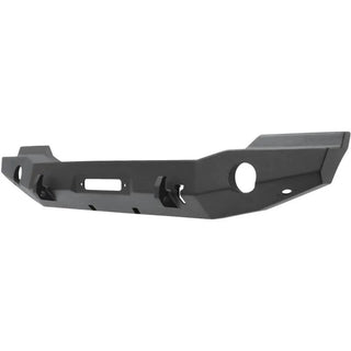 Westin Textured Black Full Width Front Bumper: Jeep Wrangler JK (07-18)