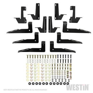 Westin Textured Black R5 Nerf Step Bars: Jeep Wrangler 2018-2024