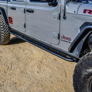 Westin Textured Black Rock Slider: Jeep Gladiator 2020-2024