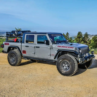 Westin Textured Black Rock Slider: Jeep Gladiator 2020-2024
