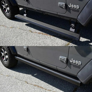 Westin Textured Black Pro-E Running Boards: Jeep Wrangler 2018-2024