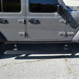 Westin Textured Black Pro-E Running Boards: Jeep Wrangler 2018-2024