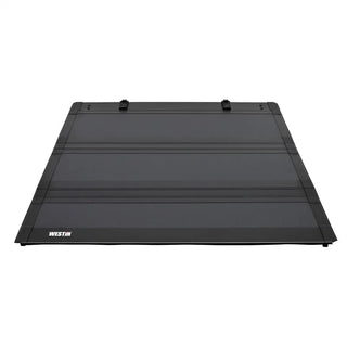 Westin Black Hard Tri-Fold Tonneau Cover: Jeep Gladiator JT 2020-2022 4WD 5ft Bed