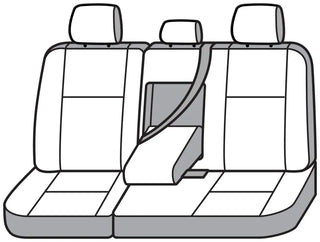Covercraft Custom Second Row Seat Covers: Dodge Durango / Jeep Grand Cherokee (11-24) - Black