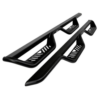 Westin Black Outlaw Drop Nerf Step Bars: Jeep Wrangler JK Unlimited 2007-2018