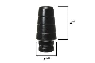 Energy Suspension Black Front Bump Stop Set (FRONT): Fits most Jeep / Dodge Trucks