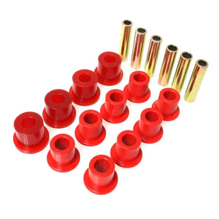 Energy Suspension Red Spring and Shackle Bushing: Jeep Wrangler 1994-1995