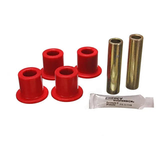 Energy Suspension Red Frame Shackle Bushing Set: Jeep Wrangler 1994-1995