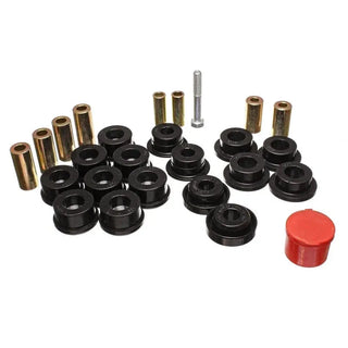 Energy Suspension Black Control Arm Bushings (FRONT): Jeep Wrangler (07-18) / Wrangler JK (18)