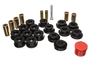 Energy Suspension Black Control Arm Bushings (FRONT): Jeep Wrangler (07-18) / Wrangler JK (18)