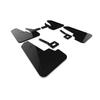 Rally Armor Black UR Mud Flap: Ram 1500 2019-2024 w/ Metallic Black Logo