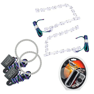 Oracle Lighting DRL Upgrade w/ Halo Kit: Chrysler 300 2011-2019