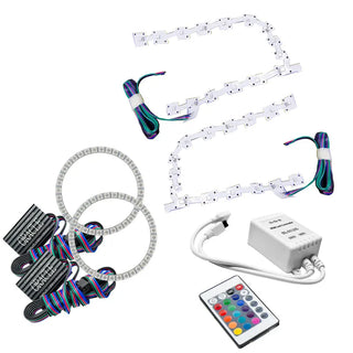 Oracle Lighting DRL Upgrade w/ Halo Kit: Chrysler 300 2011-2019 w/ Simple Controller