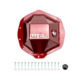 Wehrli Candy Red Rear Diff Cover: Dodge Ram 2500 (03-10) / Ram 2500 / Ram 3500 (11-18)
