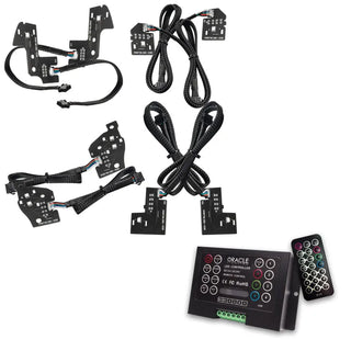 Oracle Lighting RGB+W Reflector LED Headlight DRL Kit: Ram 1500 2019-2024