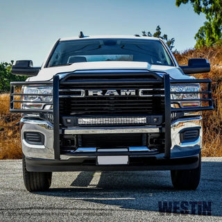 Westin Textured Black Sportsman X Grille Guard: Ram 2500 (19-24) / 3500 (19-24)
