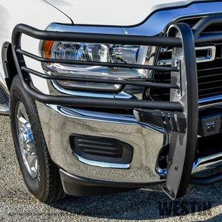 Westin Textured Black Sportsman X Grille Guard: Ram 2500 (19-24) / 3500 (19-24)