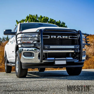 Westin Textured Black Sportsman X Grille Guard: Ram 2500 (19-24) / 3500 (19-24)