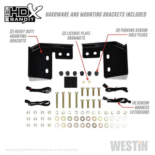 Westin Black Front Bumper: Dodge Ram 2500 (2010) / Ram 3500 (2010) / Ram 2500 (11-19) / 3500 (11-19)