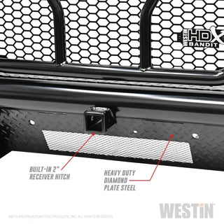Westin Black Front Bumper: Dodge Ram 2500 (2010) / Ram 3500 (2010) / Ram 2500 (11-19) / 3500 (11-19)