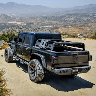 Westin Textured Black Overland Cargo Rack: Jeep Gladiator 2020-2022