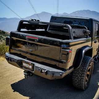 Westin Textured Black Overland Cargo Rack: Jeep Gladiator 2020-2022