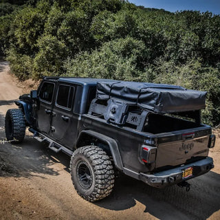 Westin Textured Black Overland Cargo Rack: Jeep Gladiator 2020-2022