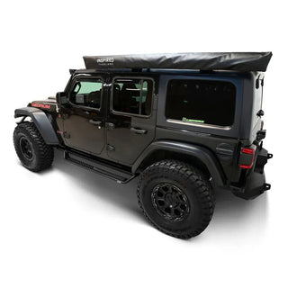 Westin Textured Black Outlaw Drop Running Boards: Jeep Wrangler 2018-2026