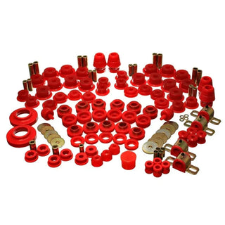 Energy Suspension Red Hyper-Flex Master Bushing Set: Jeep Wrangler (2007-2017) / Wrangler JK (2018)