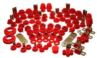 Energy Suspension Red Hyper-Flex Master Bushing Set: Jeep Wrangler (2007-2017) / Wrangler JK (2018)
