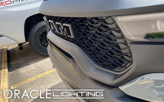 ORACLE Lighting Front Bumper Flush LED Light Bar System (FRONT): Ram 1500 2019-2024 w/ Yellow