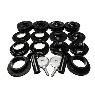 Energy Suspension Black Rock-Flex 2in Adjustable Coil Spacer Set: Jeep Wrangler 2018-2020