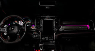 Oracle Lighting Fiber Optic LED Interior Ambient Dash Kit: Ram 1500 2019-2022