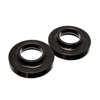 Energy Suspension Black Front Spring Pad Set (FRONT): Jeep Wrangler 1997-2006