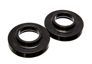 Energy Suspension Black Front Spring Pad Set (FRONT): Jeep Wrangler 1997-2006