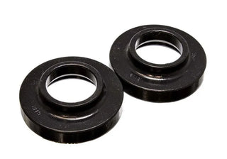 Energy Suspension Black Front Spring Pad Set (FRONT): Jeep Wrangler 1997-2006