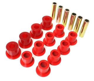 Energy Suspension Red Spring Bushing Set: Jeep Wrangler (1994-1995)